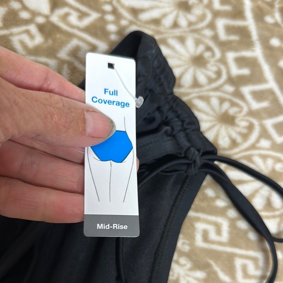 Time and Tru Black Bikini with Adjustable Side Ties - Picture 3 of 8